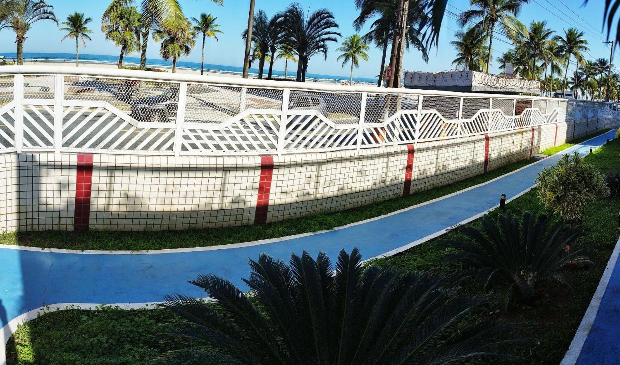 Apartamento com vista para o mar -Guilhermina Praia Grande (Santos) Exterior foto